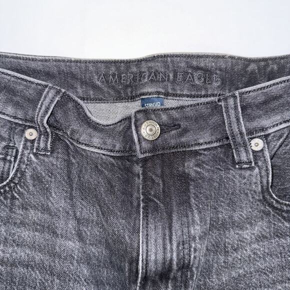 Women’s American Eagle Black Jeans Strigid Size 12 - Picture 5 of 9